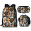 Conjunto de mochila Skibidi Toilet Man de 3 piezas para la escuela