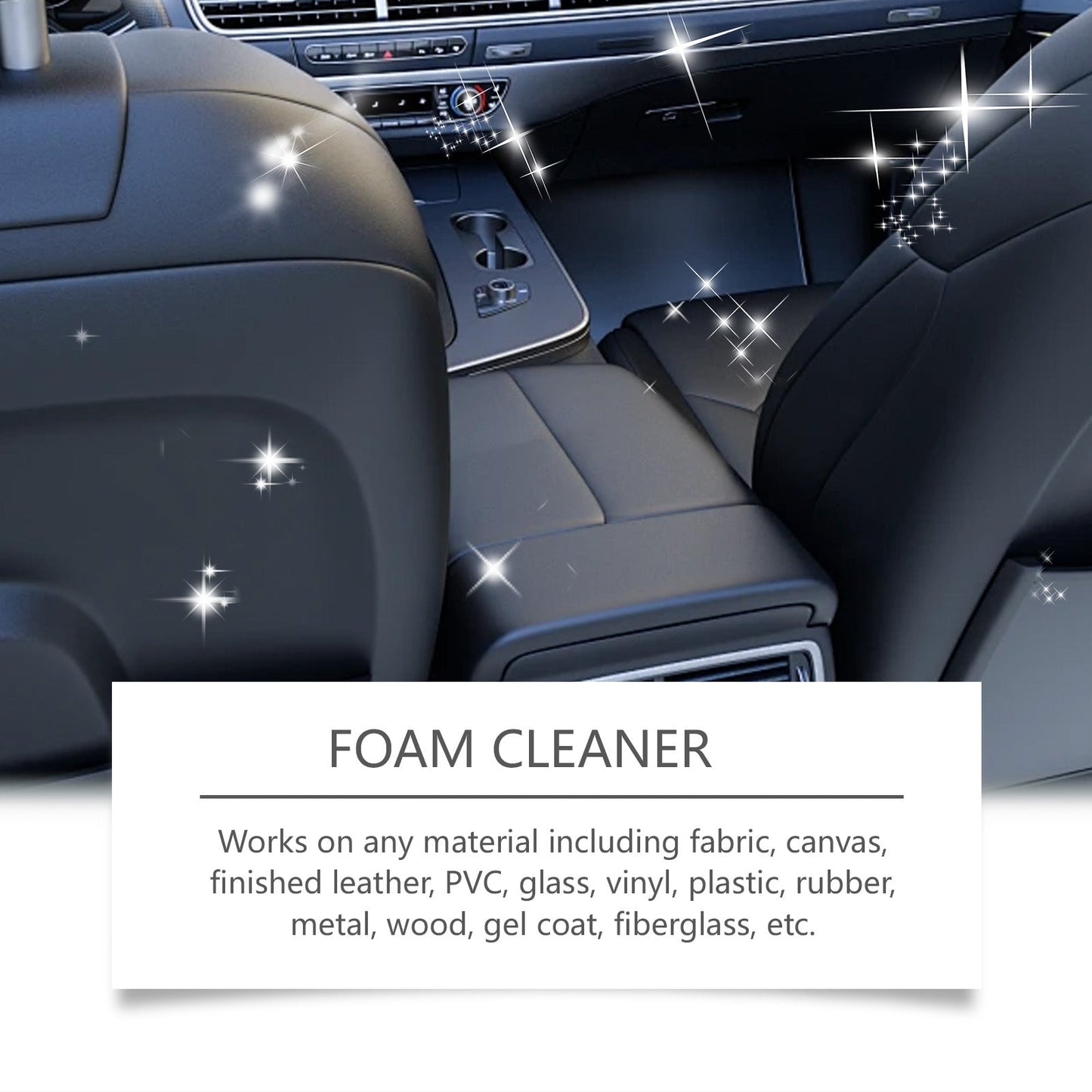 Automotive Interior Foam Cleaning Mousse, Automotive Interior Foam Cleaning Agent For Cleaning Car Roofs - Korvel