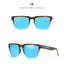 Classic polarized sunglasses for men and women ultra light driving glasses colorful real film sunglasses - Korvel