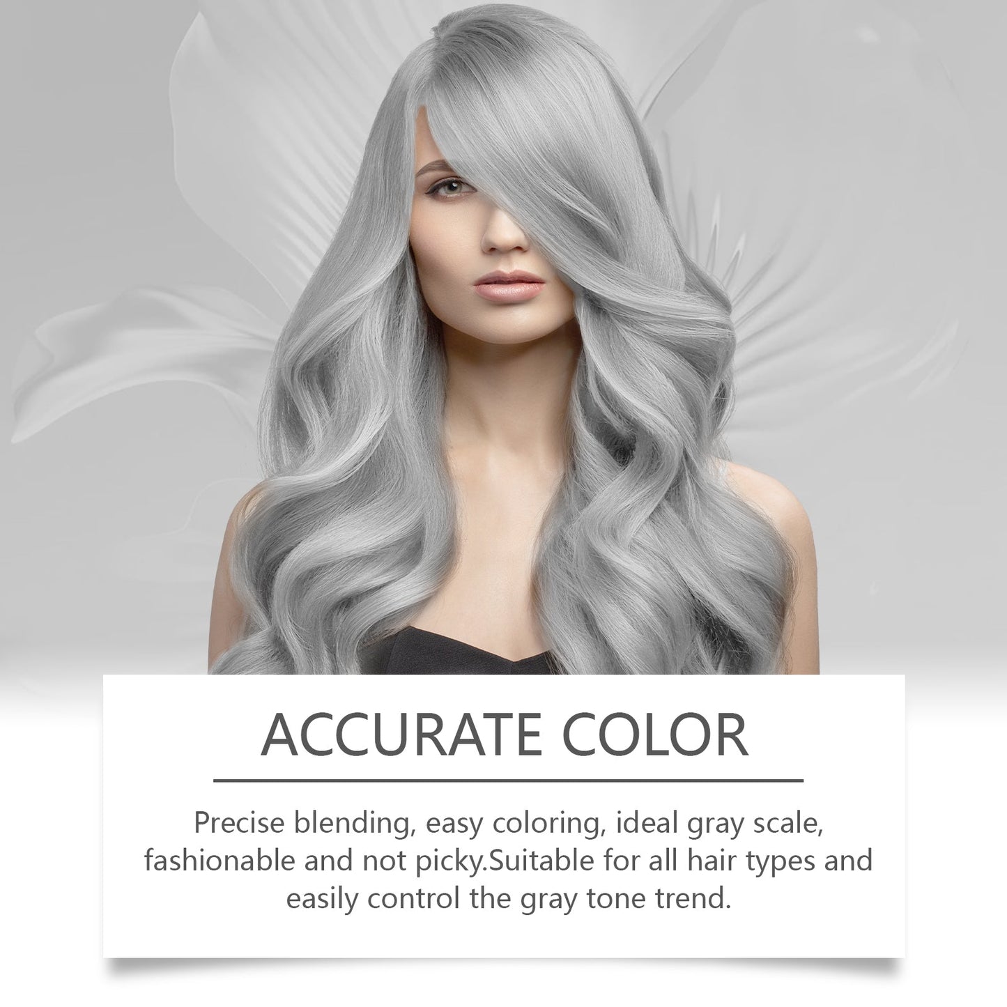Premium Grey Hair Cream for Moisturizing & Color