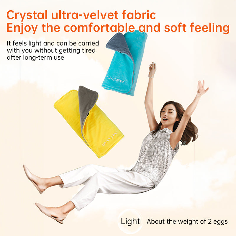 Coussin chauffant USB 5V gris - Mini couverture chauffante pour le confort