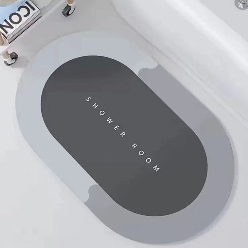Soft cushion floor mat absorbent foot mat bathroom non-slip quick-drying toilet door carpet bathroom door mat - Korvel