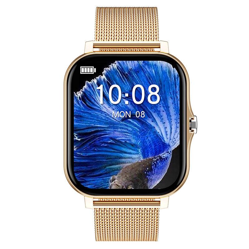 CT2 Smart Watch Full Touch Fitness Smart Watch Heart Rate Monitor Bluetooth Call Waterproof Watch - Korvel