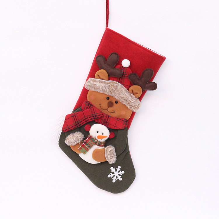 Chaussettes de Noël Premium pour Décor Festif