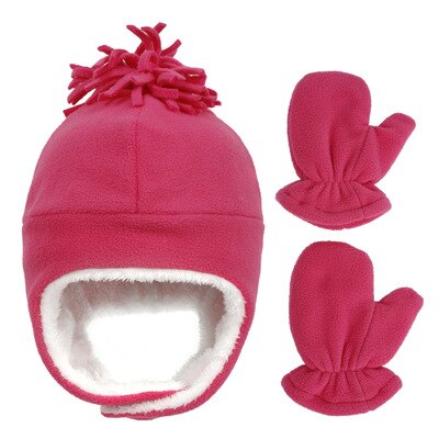 Ensemble de bonnet et gants adorable pour bébé garçon avec oreilles