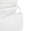 ONTREND with 2 flip drawers, top shoe cabinet with drawers, independent shoe rack with adjustable panel, white - Korvel
