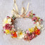 Autumn Flower Wreath Headwear Handmade Fabric Headflower Wedding Headband Bridal Ladies Scenic Photography Flower Wreath - Korvel