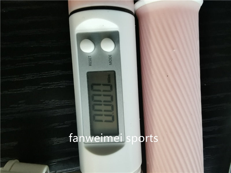 Valentine DAY women lady girl dual use home jump skipping rope Wireless with counter digital smart  keep fit crossfit weighted - Korvel