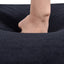58-Inch Velvet Lounge Chair with Nailhead Trim