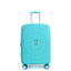 Expandable Hardshell Suitcase Double Spinner Wheels PP Luggage Sets Lightweight Durable 3-Piece Set (20/24/28) , Lake Blue - Korvel