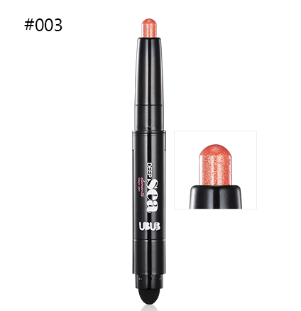 UBUB Eye Pencil Eyeshadow Silkworm Pen Velvet Shimmer Earth Double Color Eye Shadow Cream Glitter Makeup Palette Cosmetics - Korvel