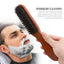 Beard Brush for Styling and Grooming, Hair Salon Cleaning Brush, Broken Hair Sweeper, Solid Wood Bristle Beard Comb, Pomade Brush - Korvel