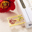 Stainless steel colored birthday flower bookmark personalized DIY hollow out style drip oil letter graduation gift - Korvel