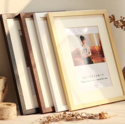 Cadre photo en bois massif personnalisé pour vos photos chéries