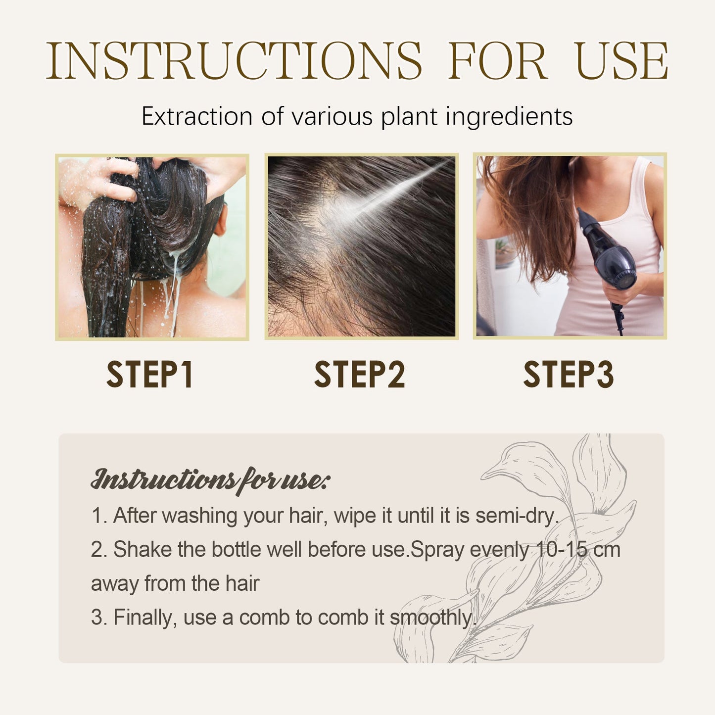 Keratin Hair Essence Spray, Hair Repair To Improve Dry Curly Frizz Pomade Essence - Korvel