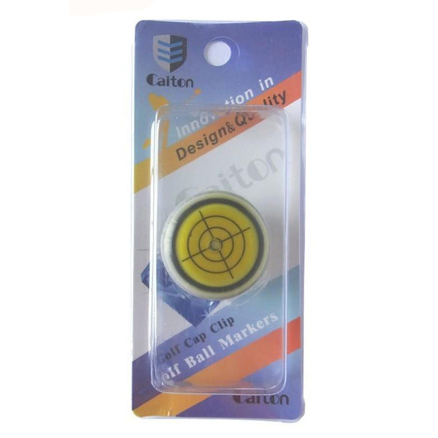 Golf Round Level Cap Clip Ball Mark With Level Function - Korvel