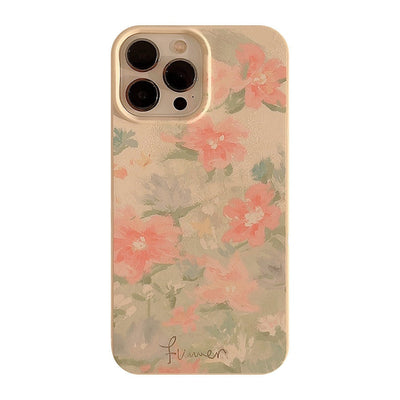 Garden in Oil Painting iPhone 15 Phone Case 14 Art 13Pro Silicone Max - Korvel