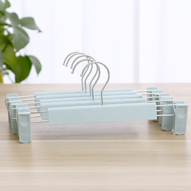 Non-Slip Plastic Clothes Rack Trouser Rack Skirt Clip Underwear Rack Frosted Drying Clothes Rack - Korvel