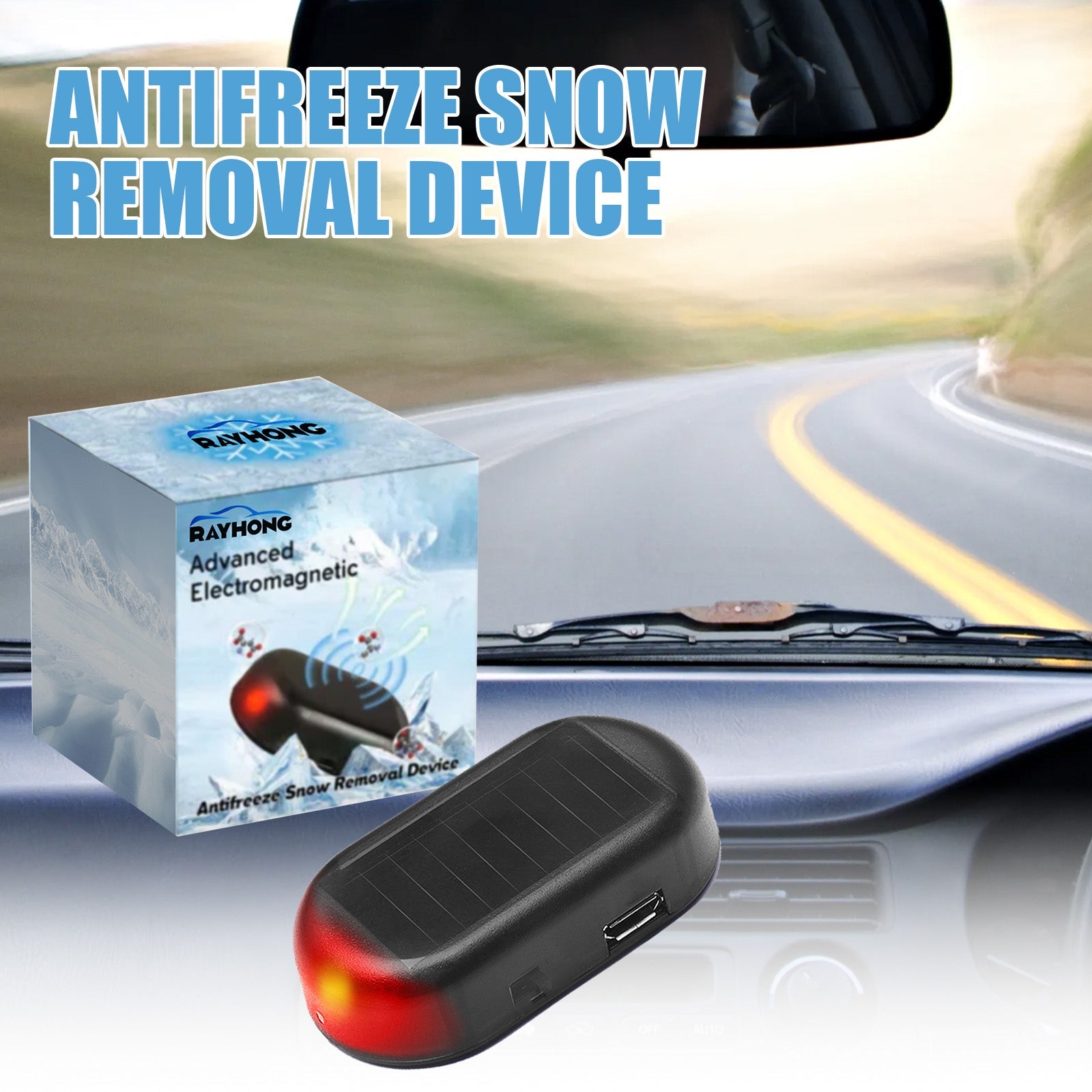 Interference Anti-Freeze Device, Car Window Glass In Winter Anti-Snow Cover Interference Anti-Freeze And Snow Device - Korvel