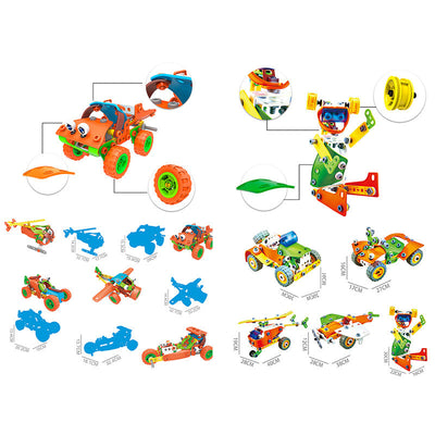 Juego de Bloques de Construcción Creativos para Niños - Juguete Educativo STEM
