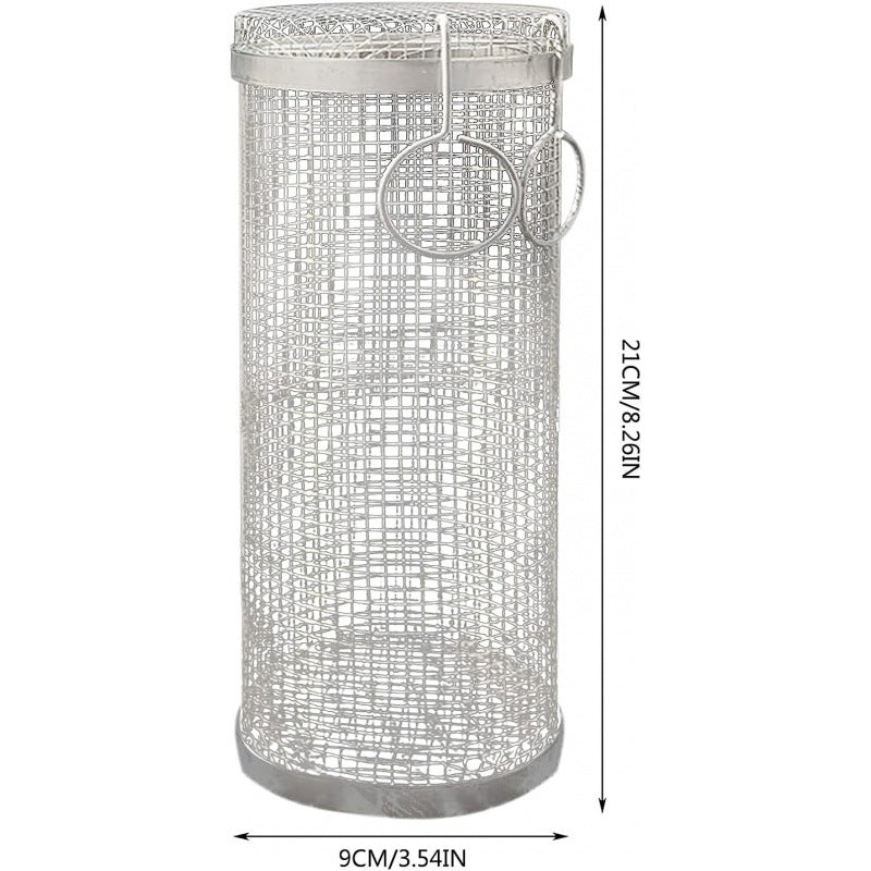 Panier de Gril Roulant Premium pour BBQ en Plein Air