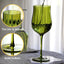 4/2/1Pcs Creative French Medieval Red Wine Glass Hand Blown Margarita Cocktail Goblet Glass Cup Dense Edges Vintage Flower Bloom - Korvel
