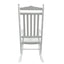 Premium White Balcony Porch Rocking Chair