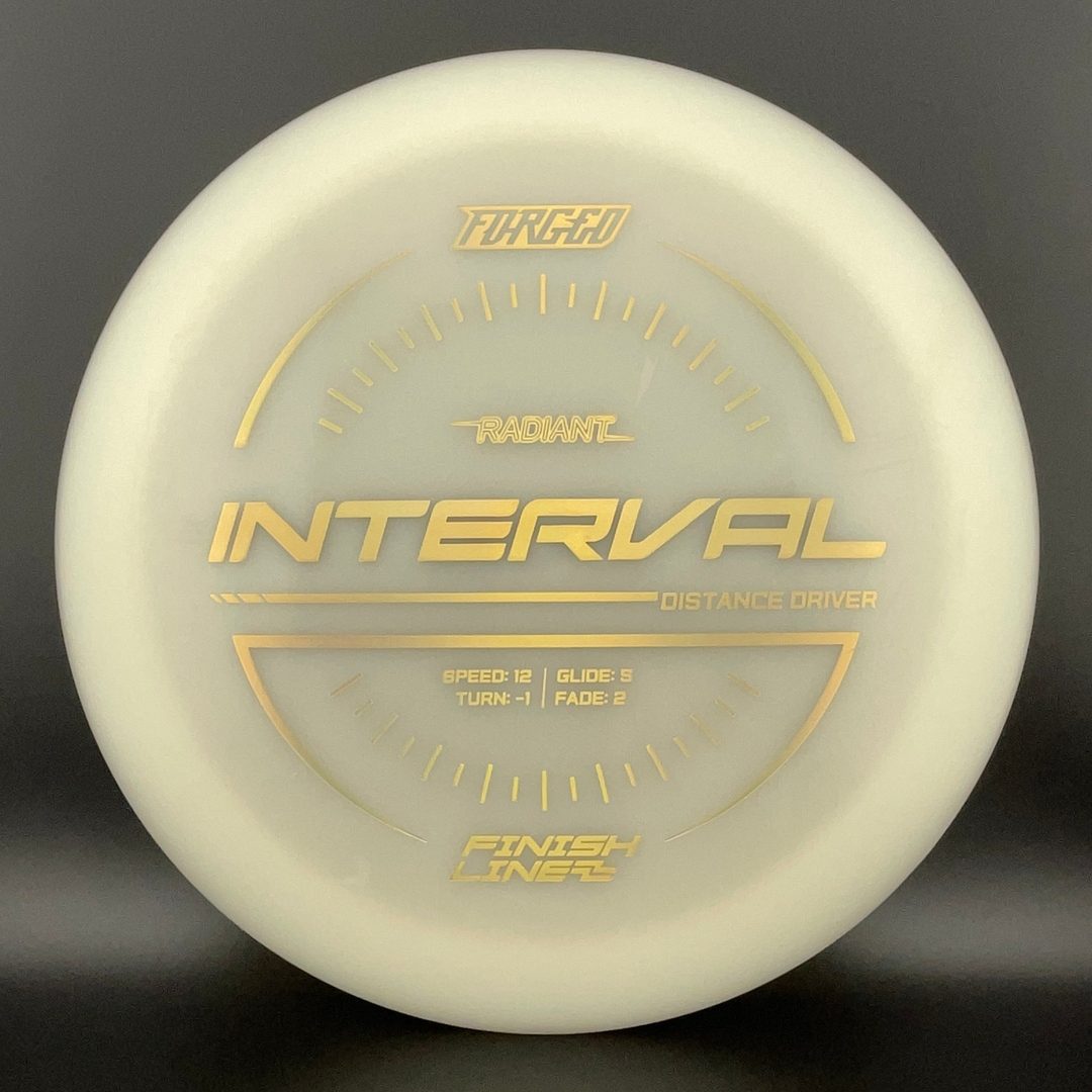 Forged Radiant Interval - First Run Disc Golf Driver