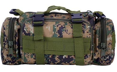 Black Hawk Commandos Multi-function Practical Waist Pack  Handlebar military Camouflage Shoulder Bag for outdoor sports activities - Korvel