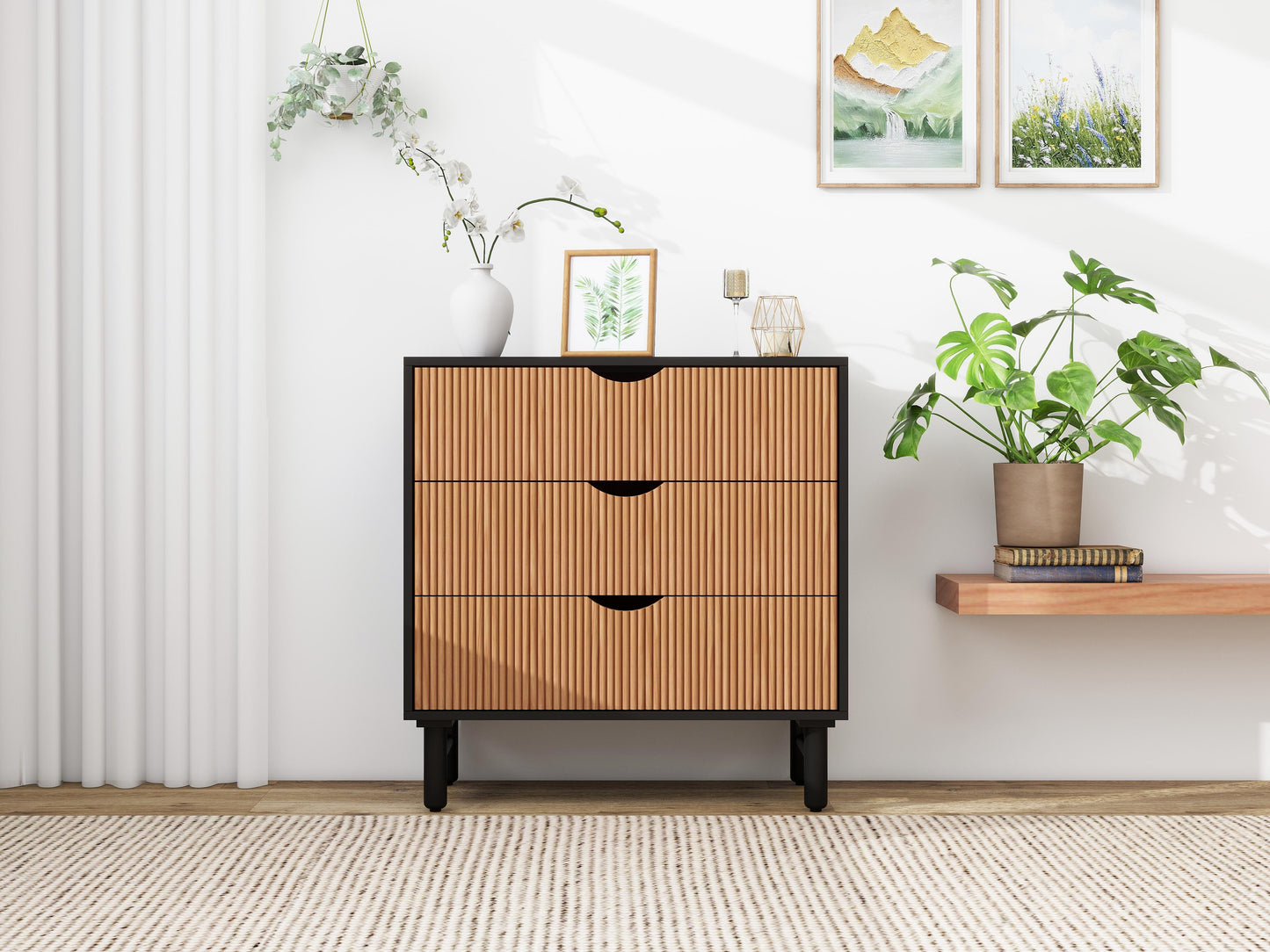 Elegant 3 Drawer Cabinet for Versatile Storage