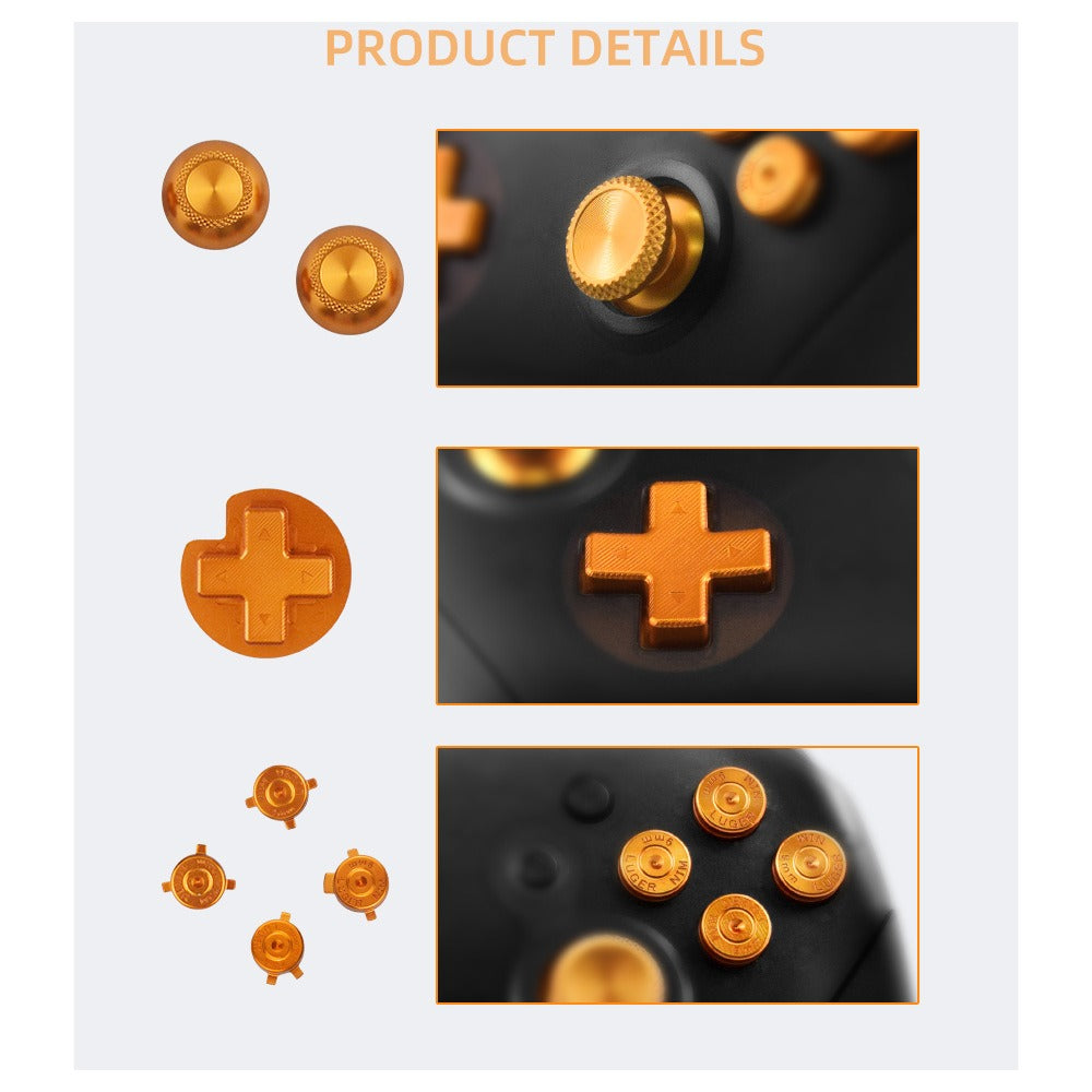 Premium Metal Button Accessories for Nintendo Switch Pro Controller