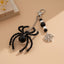 3-piece Sunflower Crystal Keychain White Pearl Weaving Spider Accessory Set - Korvel