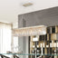 Elegant Gold Crystal Chandelier for Dining Room