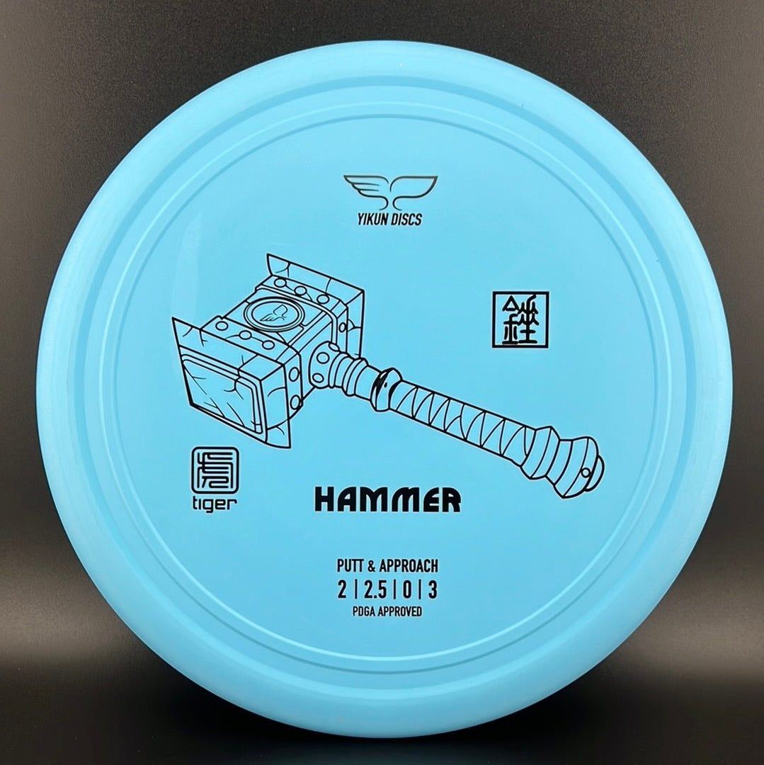 Yikun Tiger Line Hammer (Chui) Putter de Disc Golf