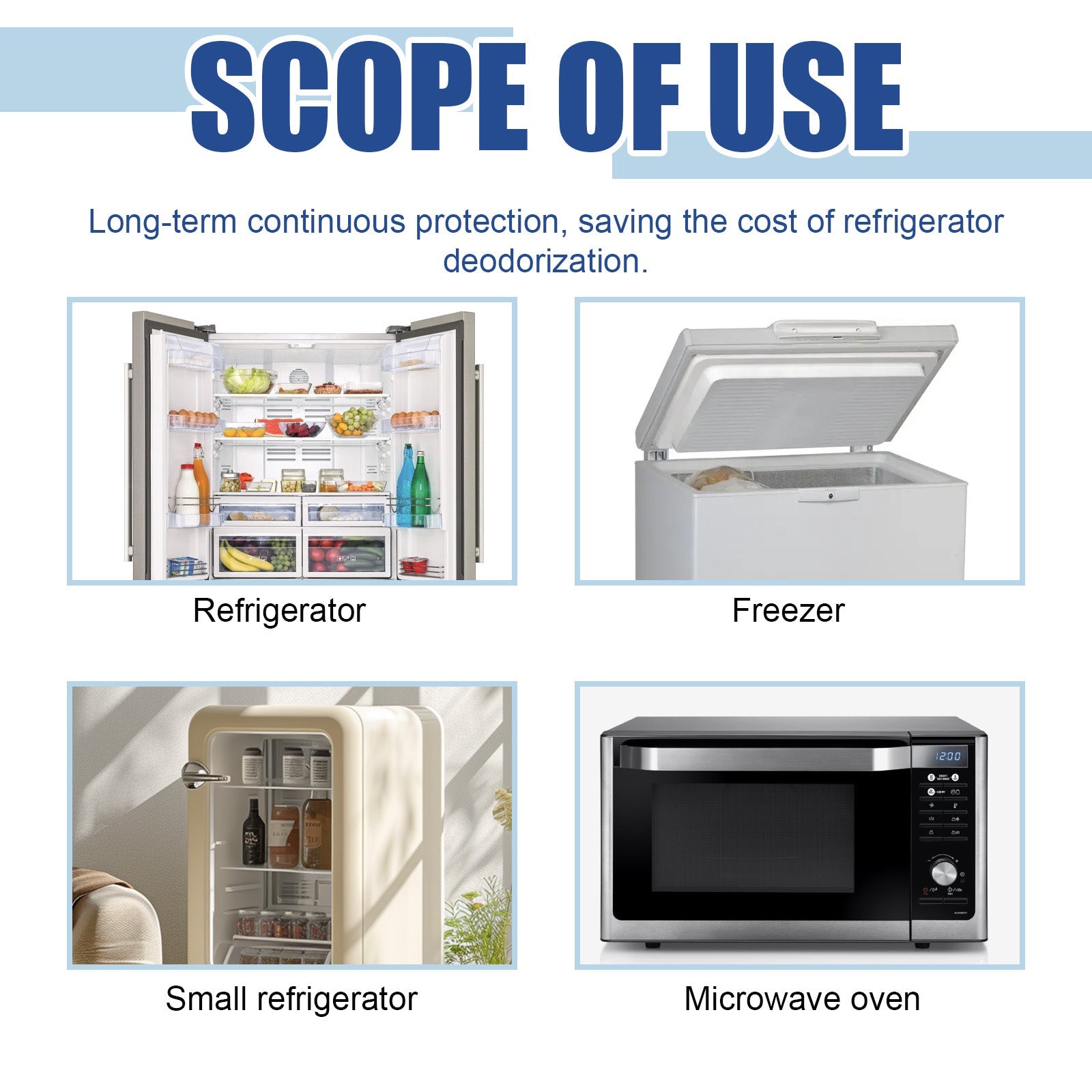 Refrigerator Deodorizer Purifying Gel, Indoor Refrigerator Deodorization Purification Fresh-Keeping Anti-Channeling Clean Odor - Korvel