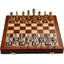 International Chess High end Gift Box Metal Chess Pieces Wooden Chess Board Western Chess - Korvel