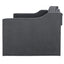 Upholstered Twin Daybed with Trundle Black - Korvel