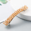Korean Style Retro Crystal Beaded Hair Clip Simple Wild One Word Clip Female Side Clip Spring Clip Korean Hair Accessories - Korvel