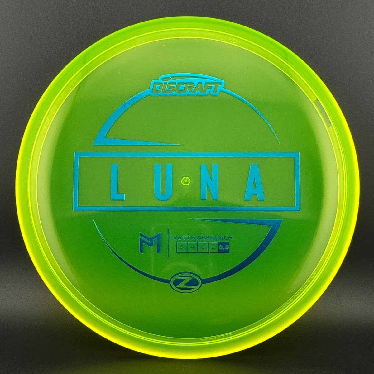 Discraft Z Luna Disc Golf Putter - Édition Paul McBeth