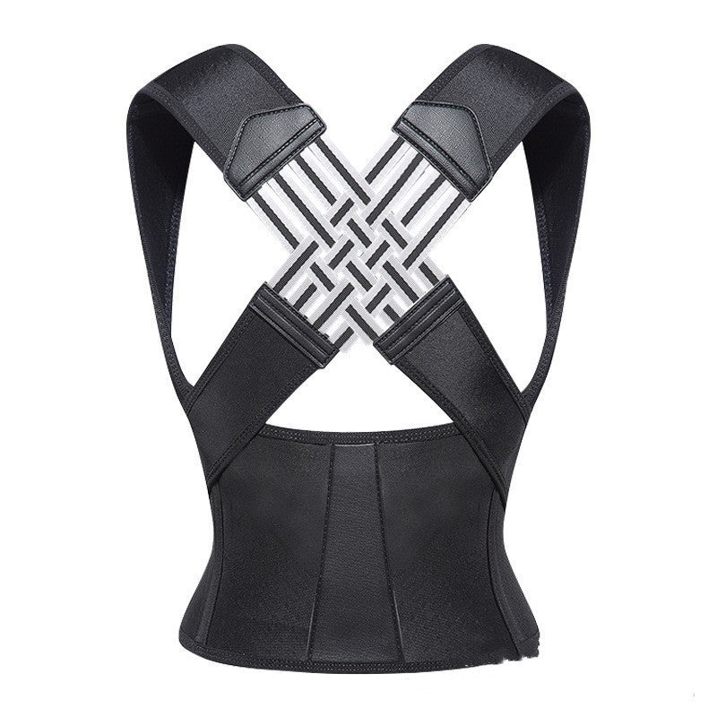 Posture correction belt with strong open back correction Beibejia anti hunchback adult student back support - Korvel
