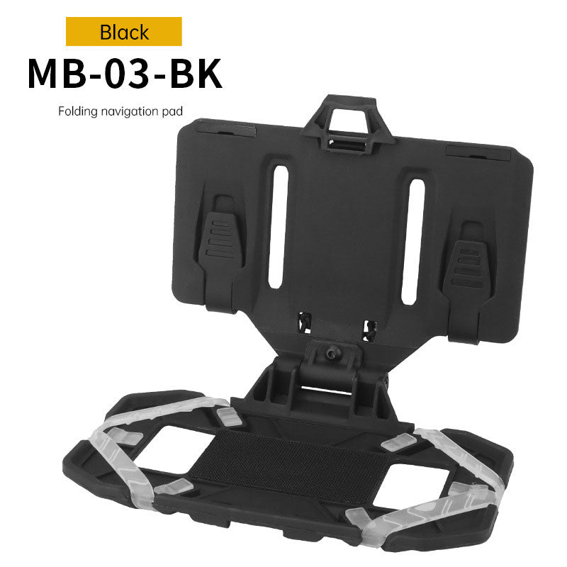 MOLLE mount war vest chest hanging universal chest mobile phone plate carrier folding navigation board - Korvel