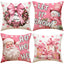 Christmas Pillow Cover - Santa Claus & Snowman Design