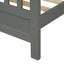 Wood Platform Bed with Headboard and Footboard Twin (Gray) - Korvel