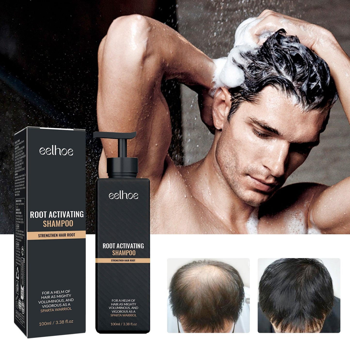 Hair Conditioner, Anti-Loss Hair Dense And Fluffy Hair Supple Strong Repair Shampoo - Korvel