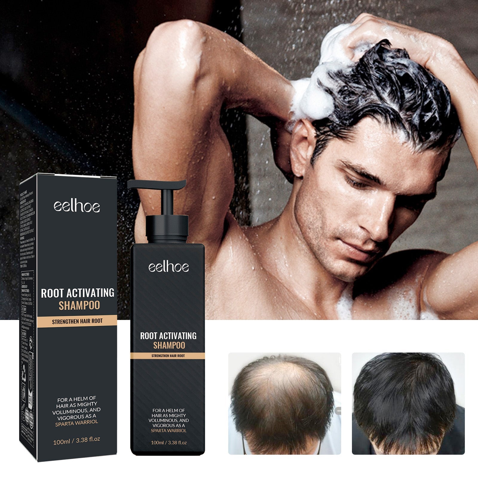 Hair Conditioner, Anti-Loss Hair Dense And Fluffy Hair Supple Strong Repair Shampoo - Korvel