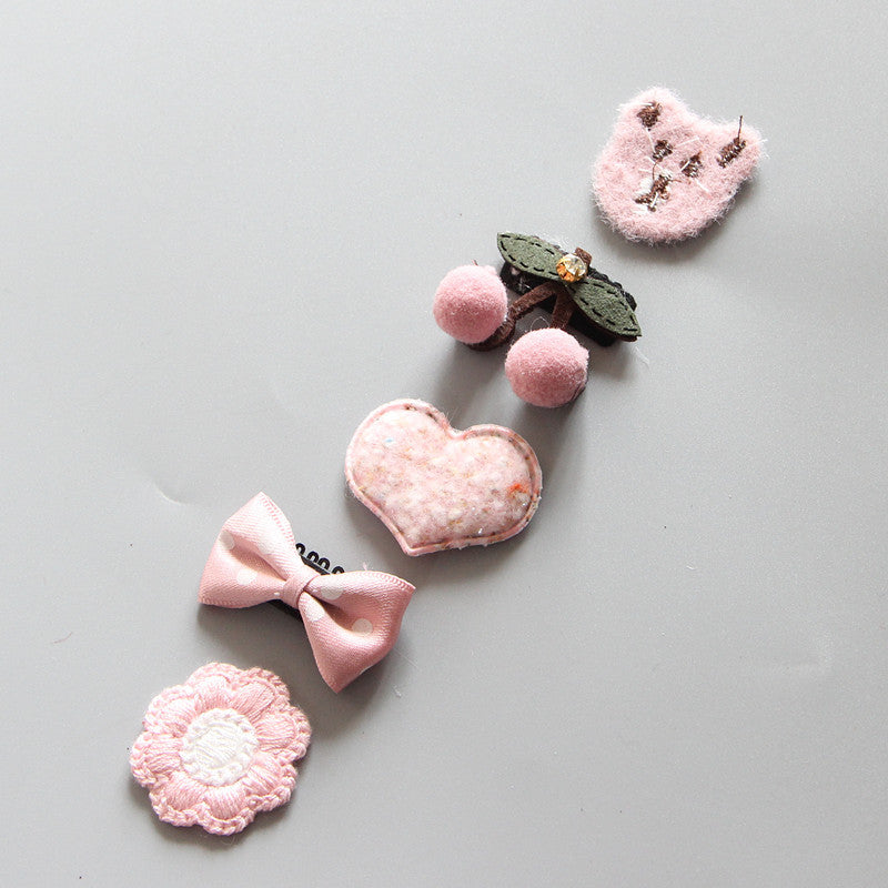 Juego de Clips para el Cabello de la Pequeña Princesa Coreana para Niñas