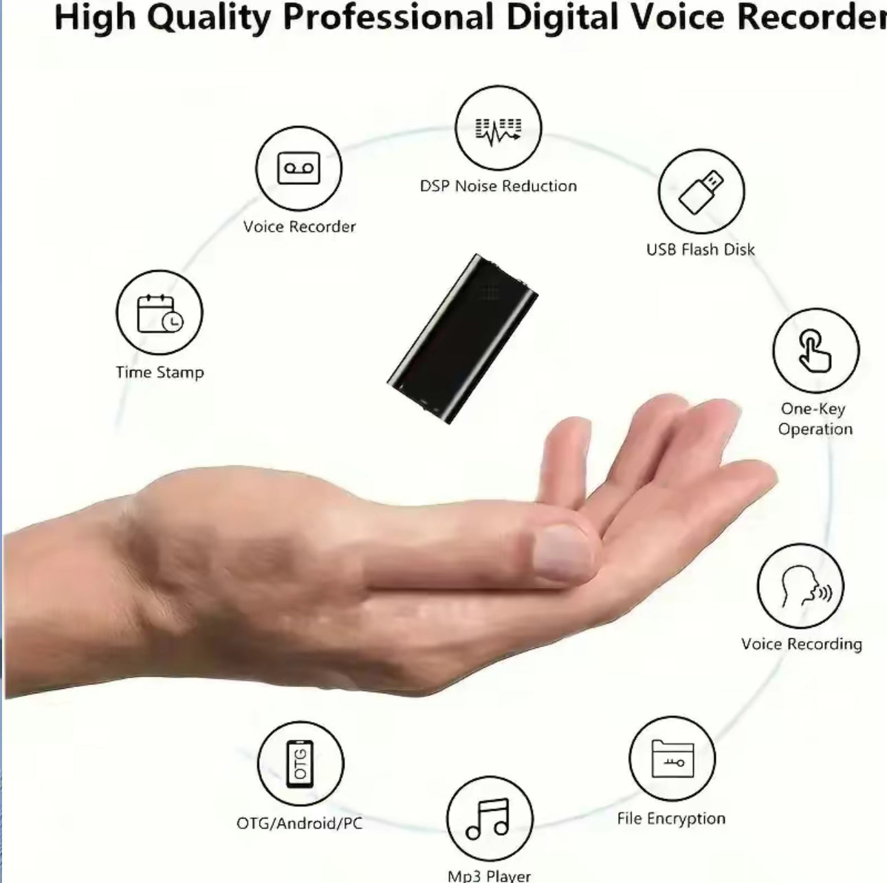 SoundMate 3-in-1 MP3 Recorder - Korvel