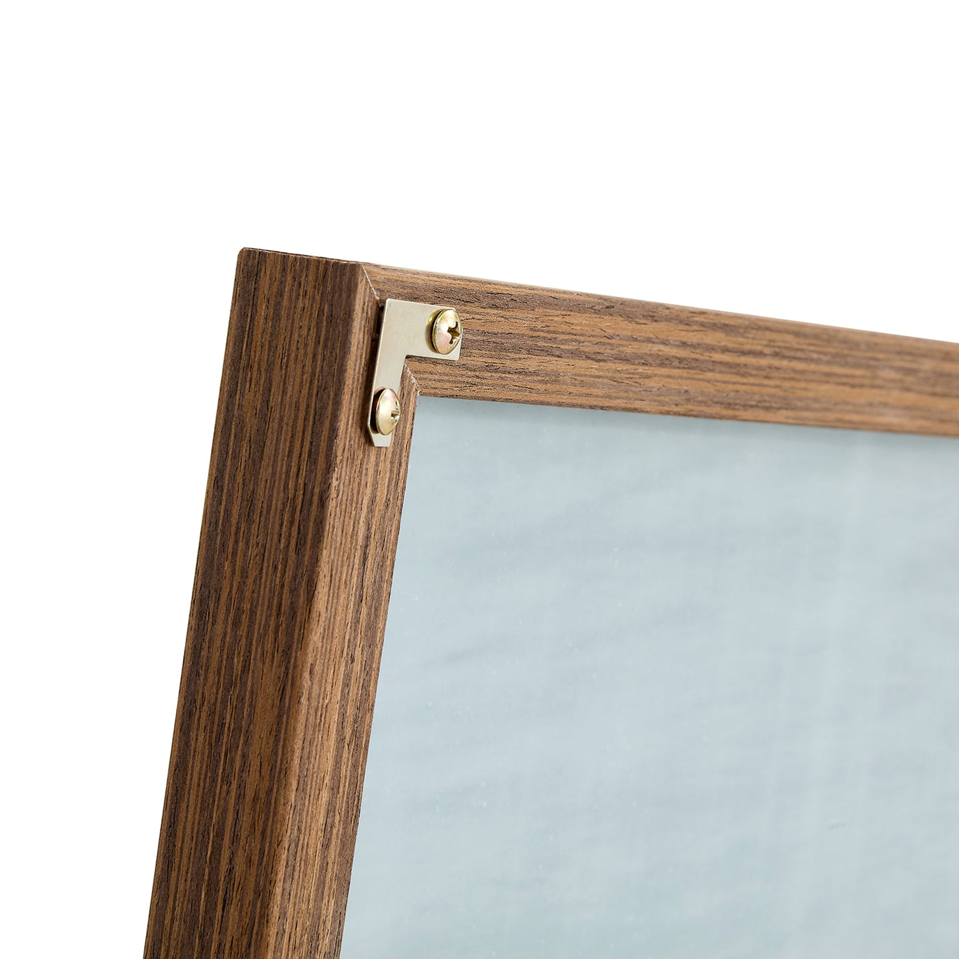 60x17 Brown Solid Wood Frame Full-length Mirror, Dressing Mirror, Bedroom Home Porch - Korvel