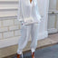 Women's Wrinkle-Resistant Long Sleeve Shirt Set