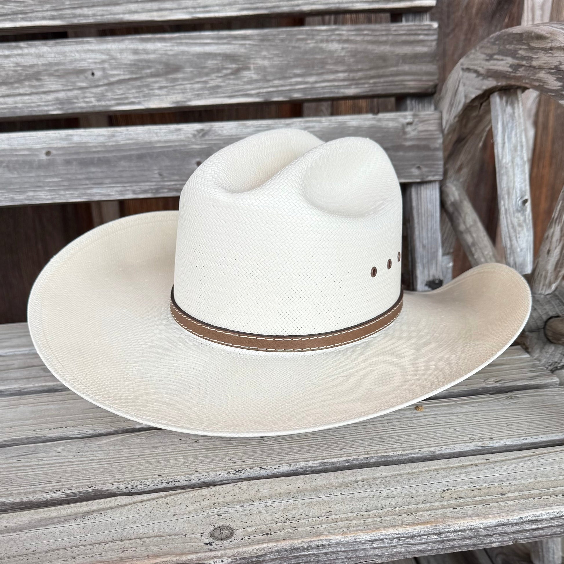 George Strait 10X Double Cross Straw Hat - Premium Quality - Korvel